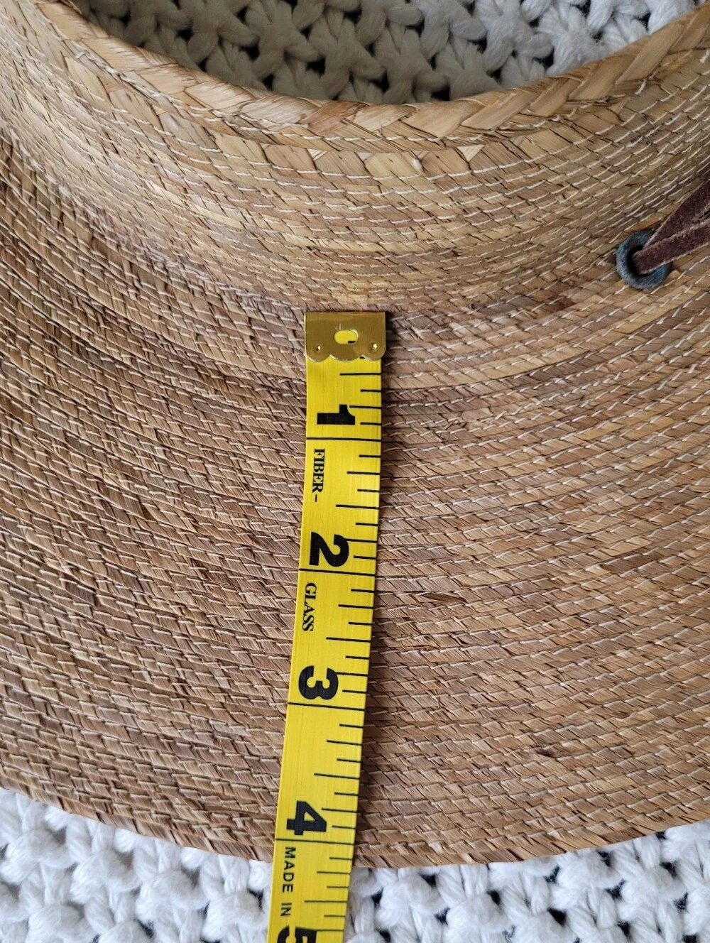 Tula Open Crown Wide Brim Straw Hat, UPF 50+